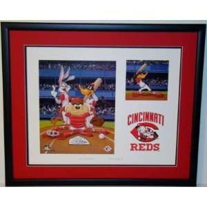 New Sean Casey SIGNED Warner Bros REDS Lithograph LTD   Autographed 
