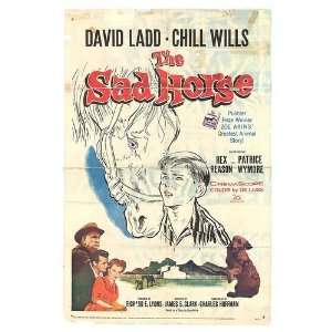  Sad Horse Original Movie Poster, 27 x 40 (1959): Home 