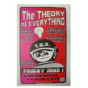   The Theory of Everything Handbill Poster T.O.E. TOE 