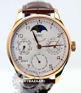 IWC Portuguese Perpetual Calendar in Rose Gold Reference # IW502302 