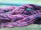 CRAZY Handspun Handpainted 100% Yak wool yarn spun from primitive 