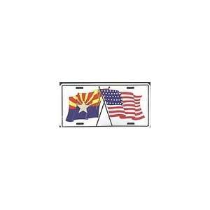  Arizona USA Cross Flags License Plate: Home Improvement