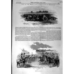    1847 GRAND REVIEW ROYAL ARTILLERY WOOLWICH WAR
