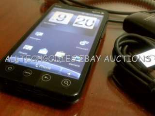 SPRINT HTC EVO 4G +16GB +CAR CHARGER + EXTENDED BATTERY   CLEAN ESN 