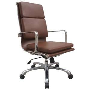    Hendrix High Back Leather Chair by Woodstock