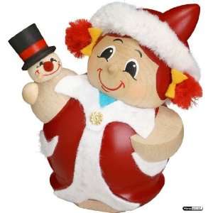  German Smoker Special Figure Mrs. Claus with Cool it: Home 