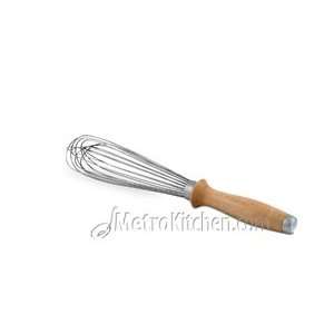  10 Inch Sauce Whisk with Maple Wood Handle: Kitchen & Dining
