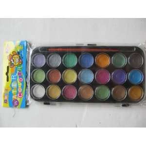  Washable Watercolors, 21 Assorted Colors Per Set Office 