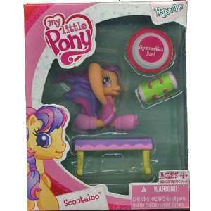    My Little Pony Ponyville Scootaloo Gymnastics Fun!: Toys & Games