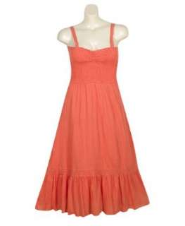  Plus Size Coral Gimme Gauze Dress Clothing