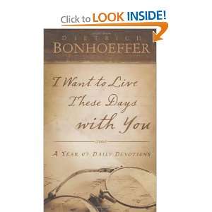   You A Year of Daily Devotions [Hardcover] Dietrich Bonhoeffer Books