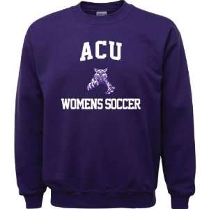  Abilene Christian Wildcats Purple Womens Soccer Arch 