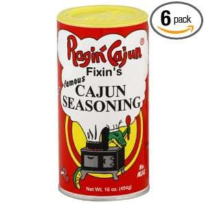 Ragin Cajun Cajun Seasoning, 16 Ounce (Pack of 6)  Grocery 
