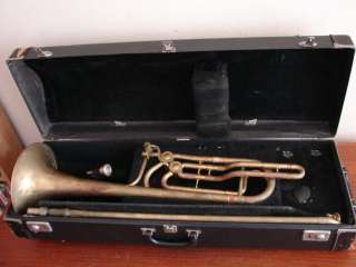 VINTAGE KING 6B 2106 BASS TROMBONE & CASE  