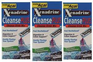 Xenadrine Cleanse Plus w/ Acai 42 packets Total  