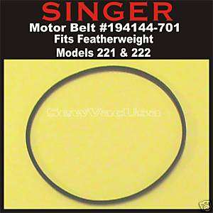 Genuine SINGER Motor Belt Fits Featherweight Models 221  