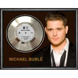  Michael Buble Save The Last Dance Framed Silver Record 