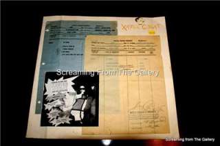 Xavier Cugat Autographed Document Hand Signed  