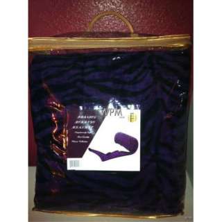 twin 62 x86 comes in a retail bag reversible blanket outside is purple 
