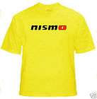 yellow nismo t shirt decal 240sx 300z 350z nissan  