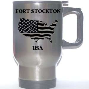   Flag   Fort Stockton, Texas (TX) Stainless Steel Mug: Everything Else