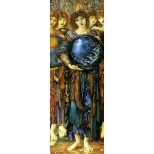   Edward Coley Burne Jones   24 x 68 inches   The Fifth Day of Creation