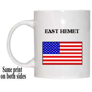   US Flag   East Hemet, California (CA) Mug 