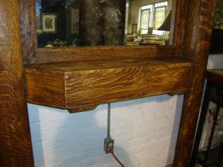 Antique Fireplace Mantel Mantle firebox 41.5 x 37  