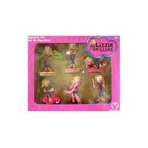  Disney Lizzie Mcguire 6 Pcs Figurine Playset Figures: Toys 