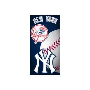   York Yankees Baseball Beach Towel 30 X 60 Wholesale: Home & Kitchen