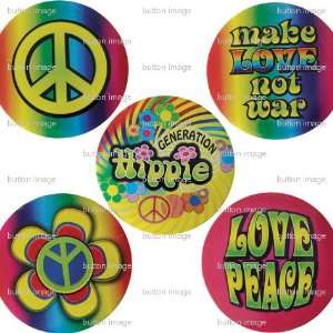   Pinback buttons 1.25 Pins / Badges Make Love Not War: Everything Else