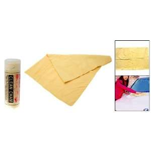  Amico Yellow Absorber Synthetic Chamois Car Glass Clean 