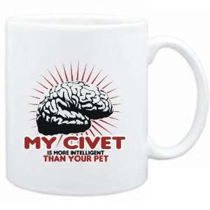 Mug White  My Civet is more intelligent than your pet  Animals 