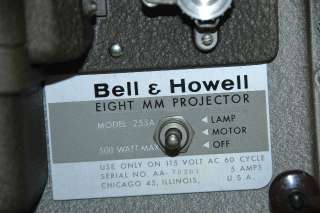 Bell & Howell 253A 8mm Projector  