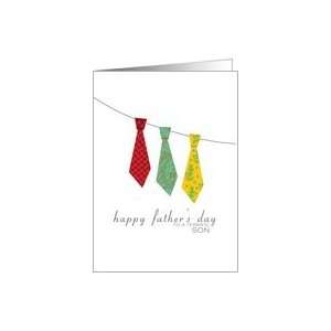 Son   Ugly ties   Happy Fathers Day Card Health 