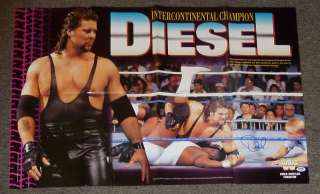 Kevin Nash Diesel Signed 94 WWF WWE Poster PSA/DNA COA  