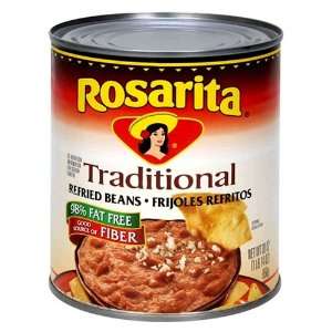 Rosarita Refried Beans, Traditional, 30 oz  Fresh