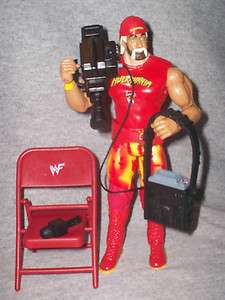 WWE Figures Ruthless Aggression Hulk Hogan & Accessories Chair, etc 