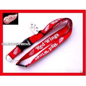  DETROIT RED WINGS Lanyard Keychain Badge Ticket Holder 