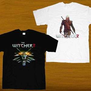 The Witcher 2 Assassins of Kings Geralt Wolf T shirt  