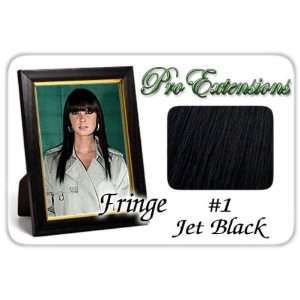  #1 Jet Black Pro Fringe Clip In Bangs   891026 Beauty