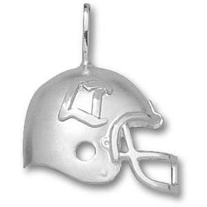  Bowling Green Falcons Falcon Helmet Pendant (Silver 