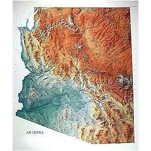  Raven Maps & Images Arizona Wall Map: Office Products