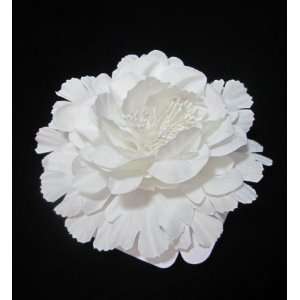  Bright White Hair Flower Clip Pin Band 3 in 1 Everything 