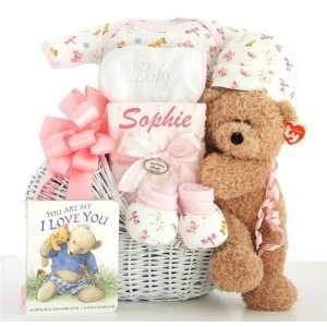  Oh Girl! Little Miracle Baby Girl Gift Basket: Baby