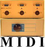 MIDI AB 2way Switch Box 5pin/5 pin DIN,Digital Audio  