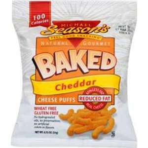 Seasons Snacks Cheddar Puffs, 0.75 Ounce Bags (Pack of 24)  