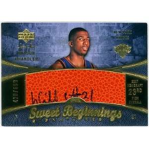 Wilson Chandler 2007 08 UD Sweet Shot Rookie Autograph Serial #428/699