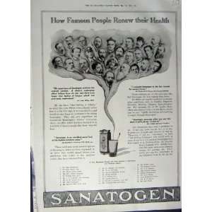    1912 ADVERTISEMENT SANATOGEN HEALTH DRINK FOOD: Home & Kitchen