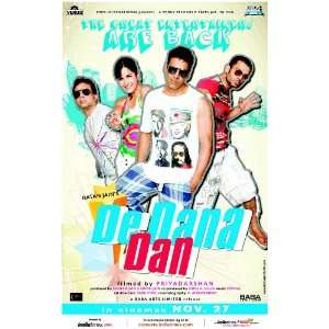  De Dana Dan (2009) 27 x 40 Movie Poster Indian Style A 